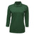 BAW Women's Dark Green Xtreme Tek 3/4 Sleeve Polo