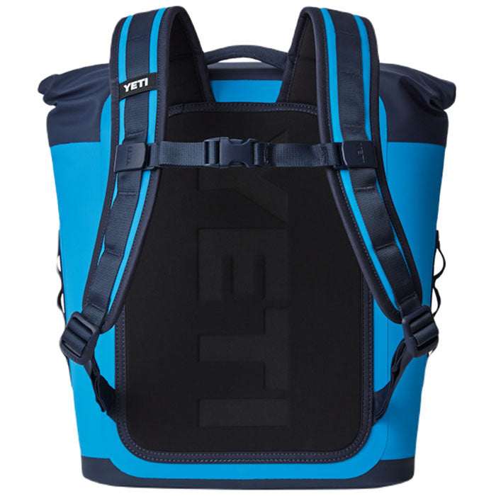 YETI Navy/Big Wave Blue Hopper M20 Soft Backpack Cooler (Seasonal Color)