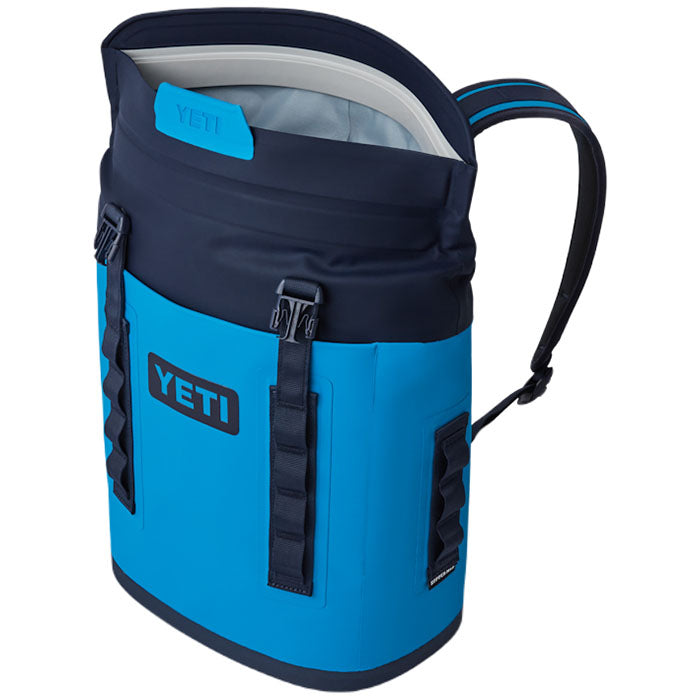 YETI Navy/Big Wave Blue Hopper M20 Soft Backpack Cooler (Seasonal Color)