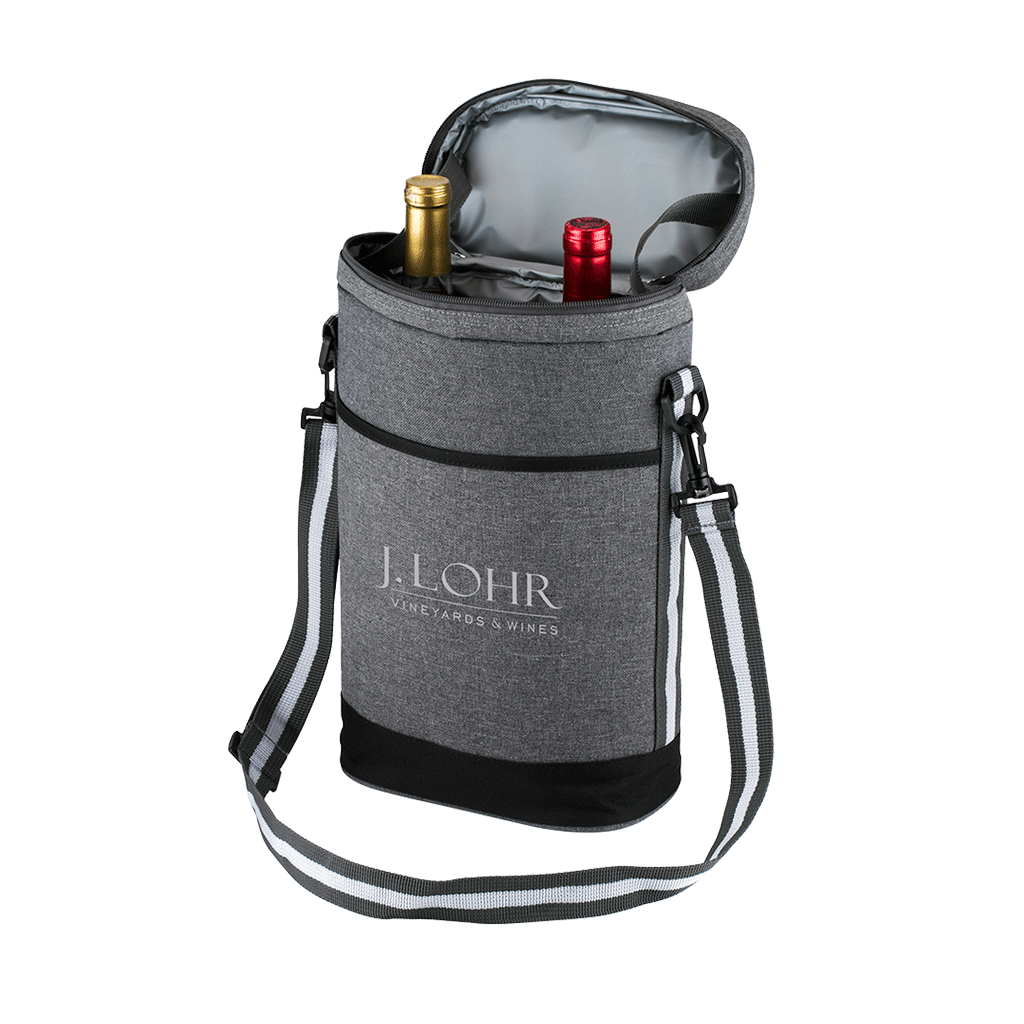 SnugZ Black Paso Robles Wine Bottle Cooler Bag