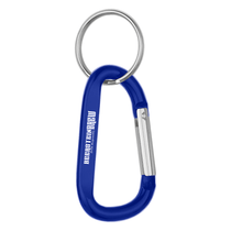 Hit Blue 6mm Carabiner with Split Ring