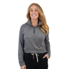 Zusa 3 Day Women's Medium Grey Heather Brisk Quarter Zip