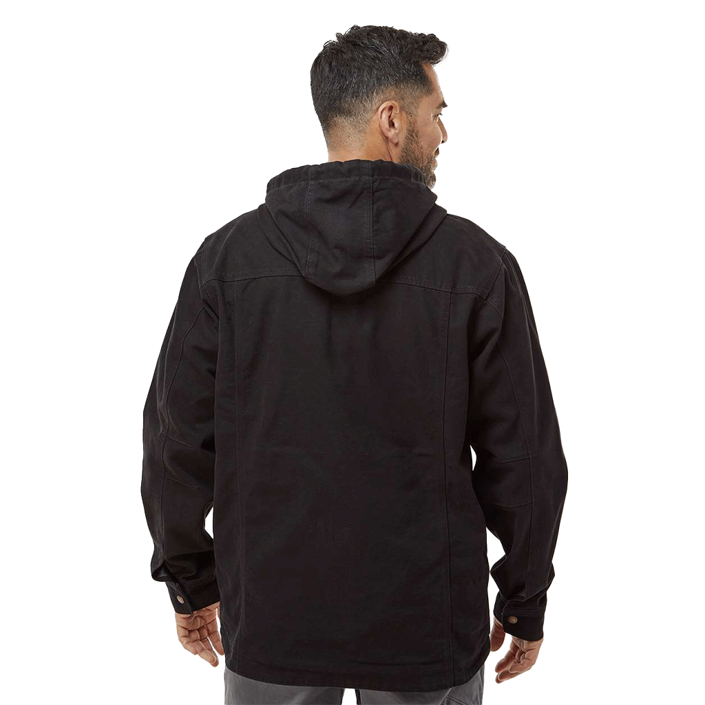 Dri Duck Men's Tall Black Laredo Boulder Cloth Canvas Jacket with Thermal Lining