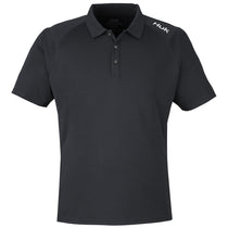 HUK Men's Black Lopro Solid Performance Polo