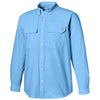 HUK Men's Marolina Blue Creekbed Long Sleeve Shirt