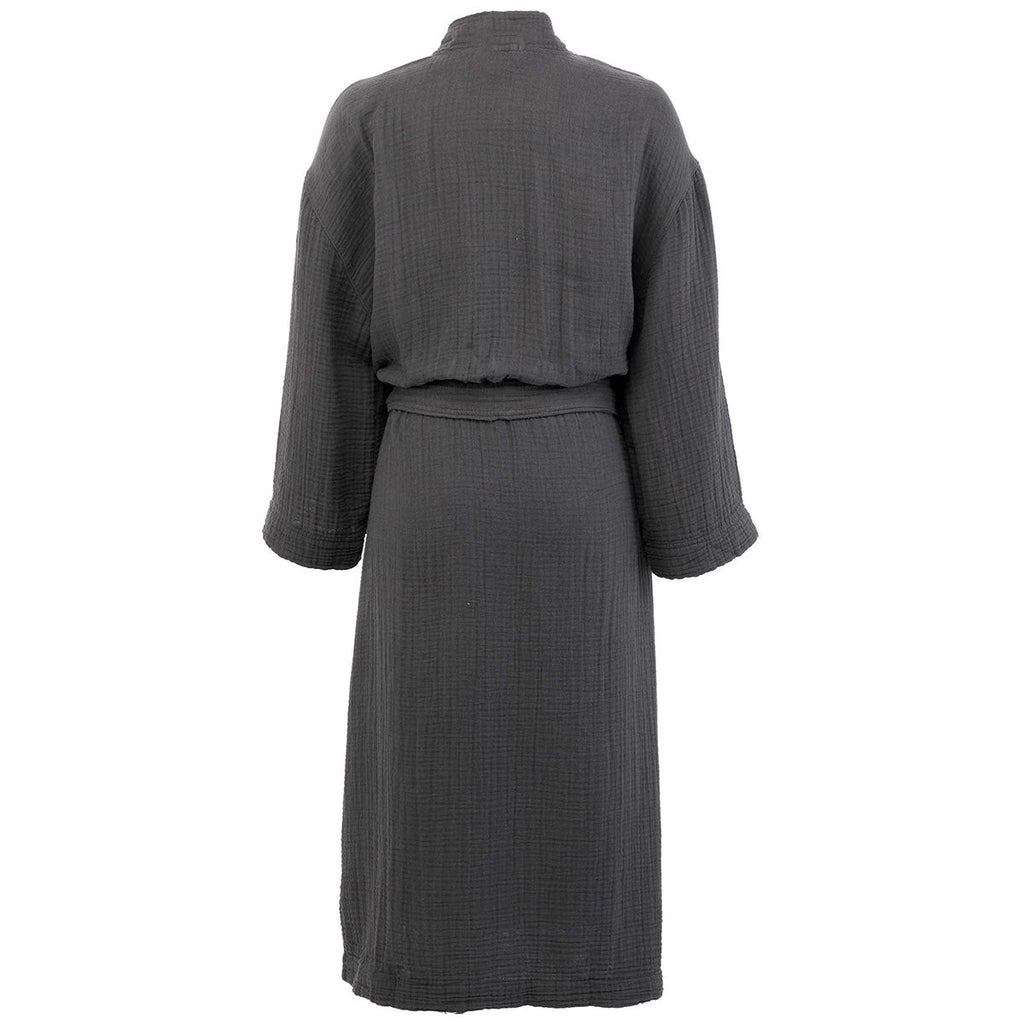Wellable Grey Storm Cotton Robe Unisex