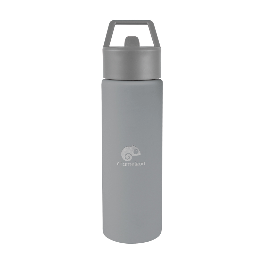 Hit Grey 24 Oz. Torrey Recycled Stainless Steel Bottle