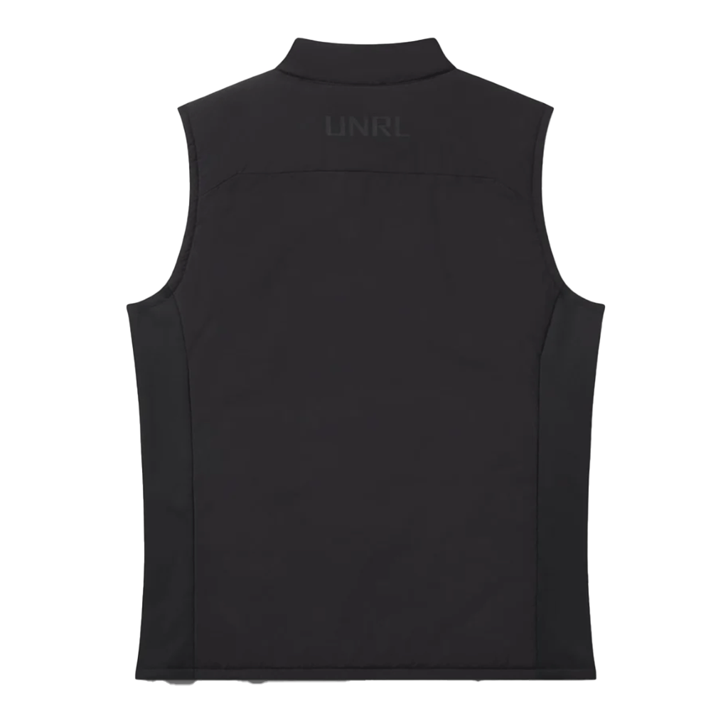 UNRL Men's Black Vancouver Quilted Vest