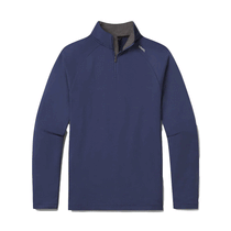 UNRL Men's Harbor Blue Interlock Quarter Zip