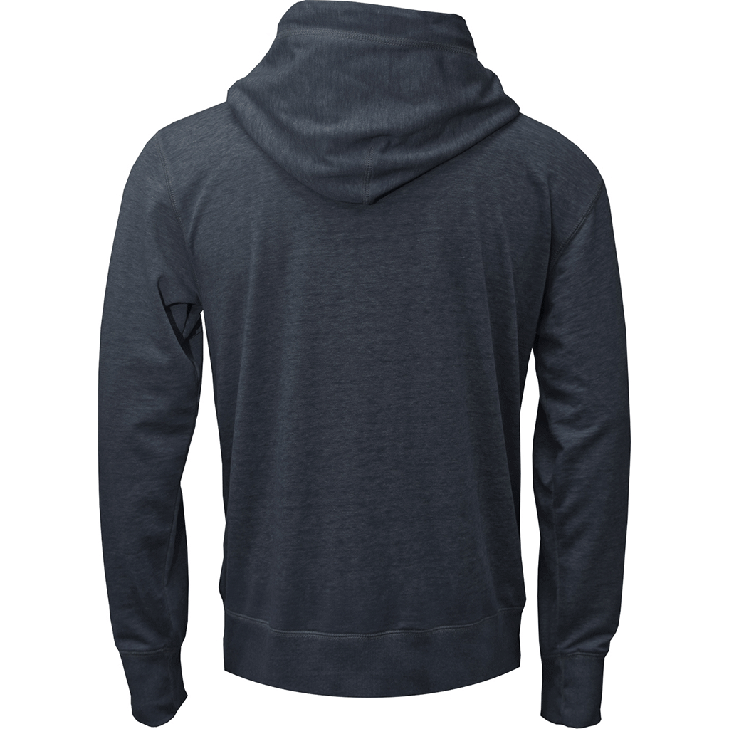 BAW Men's Vintage Navy Burn-Out Full Zip Jacket