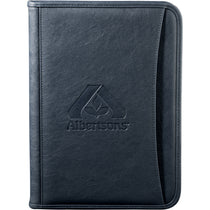Leed's Blue DuraHyde Zippered Padfolio