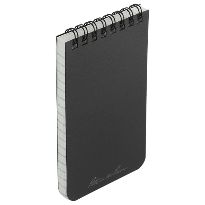 Rite in the Rain Black 3" x 5" Rite in the Rain Top Spiral Notebook