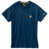 Carhartt Men's Tall Light Huron Heather Force Cotton Short Sleeve T-Shirt