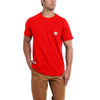 Carhartt Men's Tall Electric Red Force Cotton S/S T-Shirt