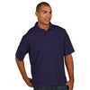 Antigua Men's Dark Purple Pique Xtra-Lite Polo