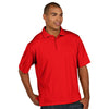 Antigua Men's Bright Red Pique Xtra-Lite Polo