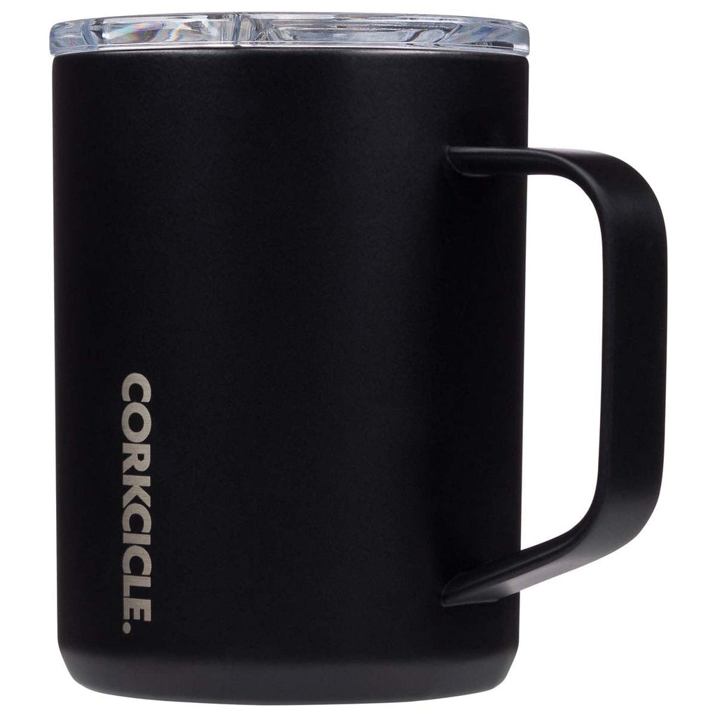 48-Hour Corkcicle Matte Black 16 oz. Coffee Mug
