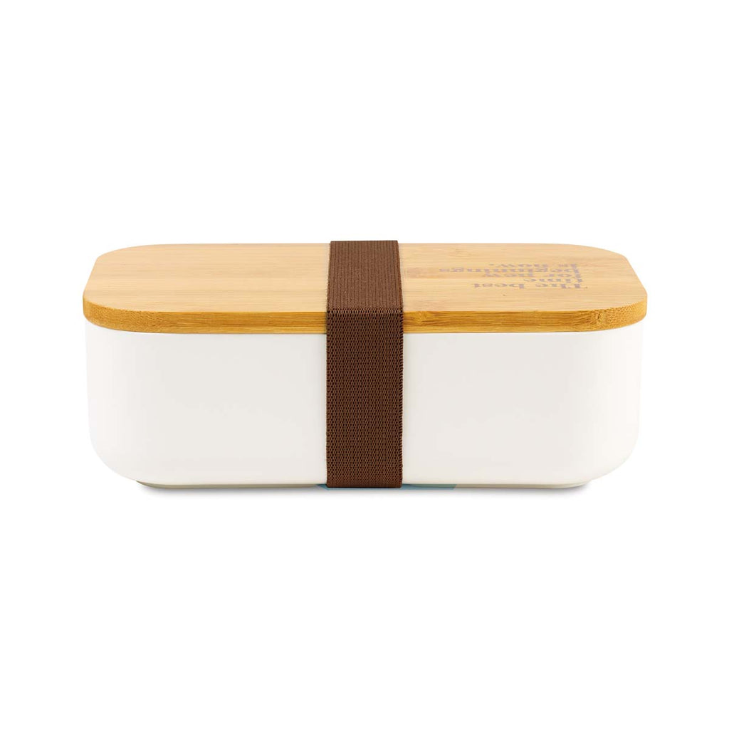 Gemline White Satsuma Bento Lunch Box