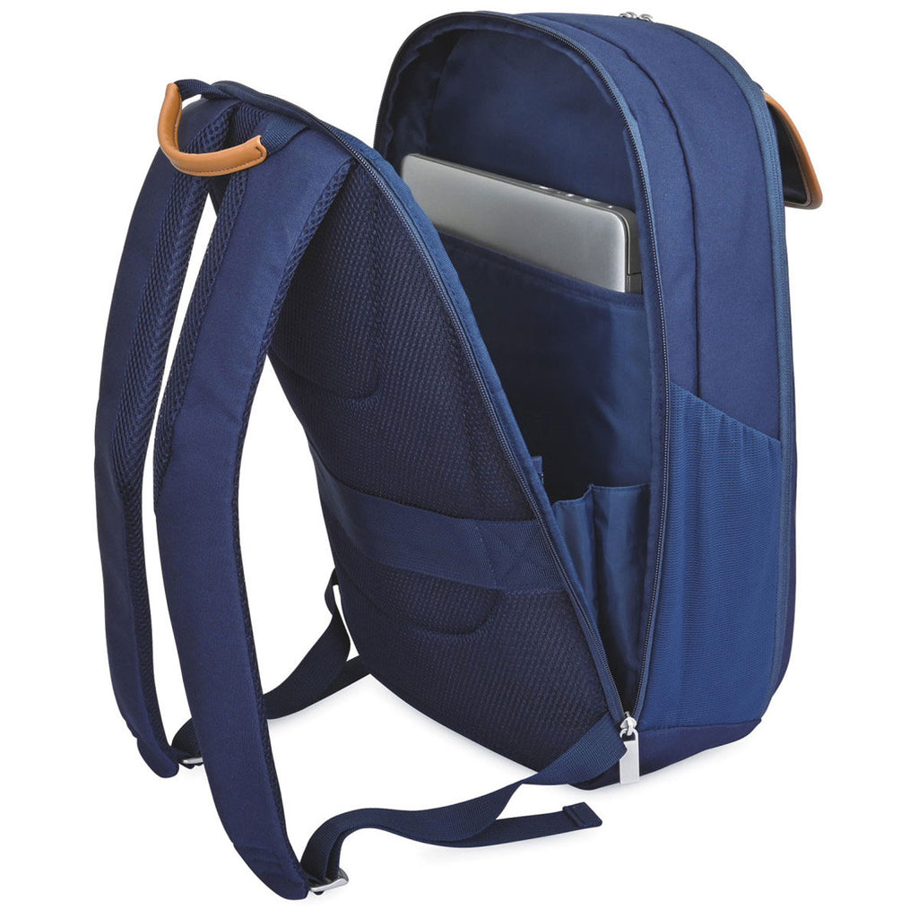 Gemline Navy Heather Mobile Office Hybrid Computer Backpack