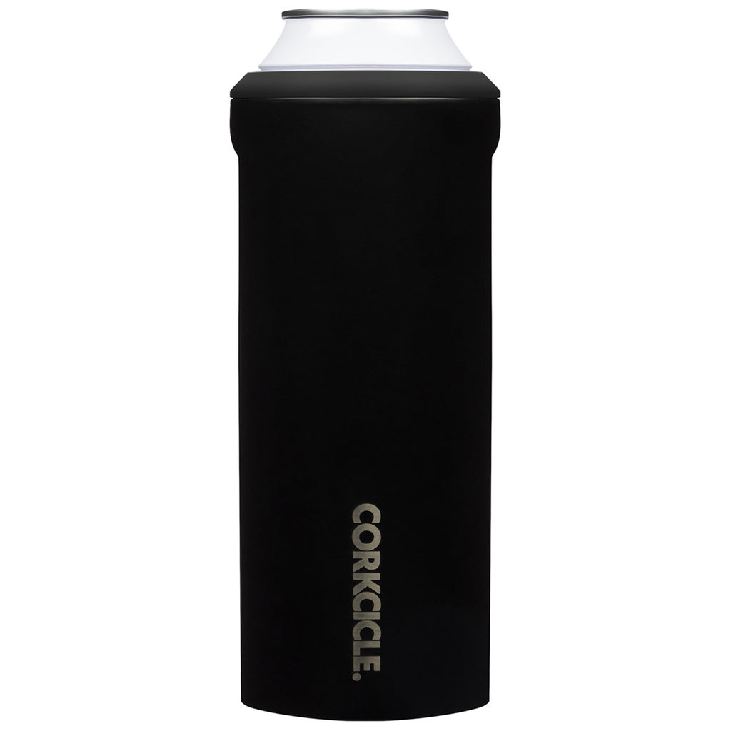 Corkcicle Matte Black Slim Can Cooler