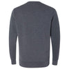 Weatherproof Men's Heather Navy Heat Last Fleece Tech Crewneck Sweatshirt