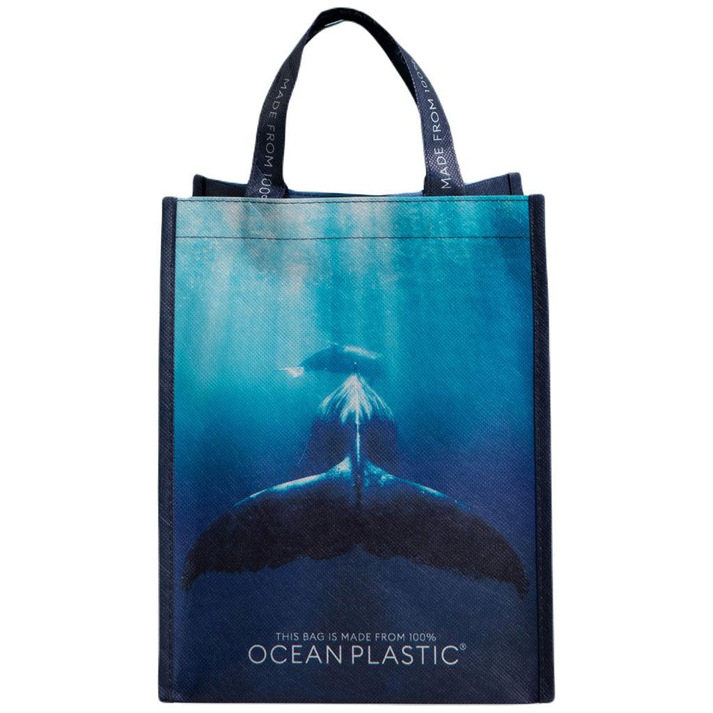 Out of the Ocean Dark Navy Reusable Lunch Shopper