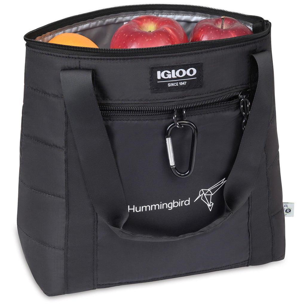 Igloo Black Packable Puffer 10-Can Cooler Bag