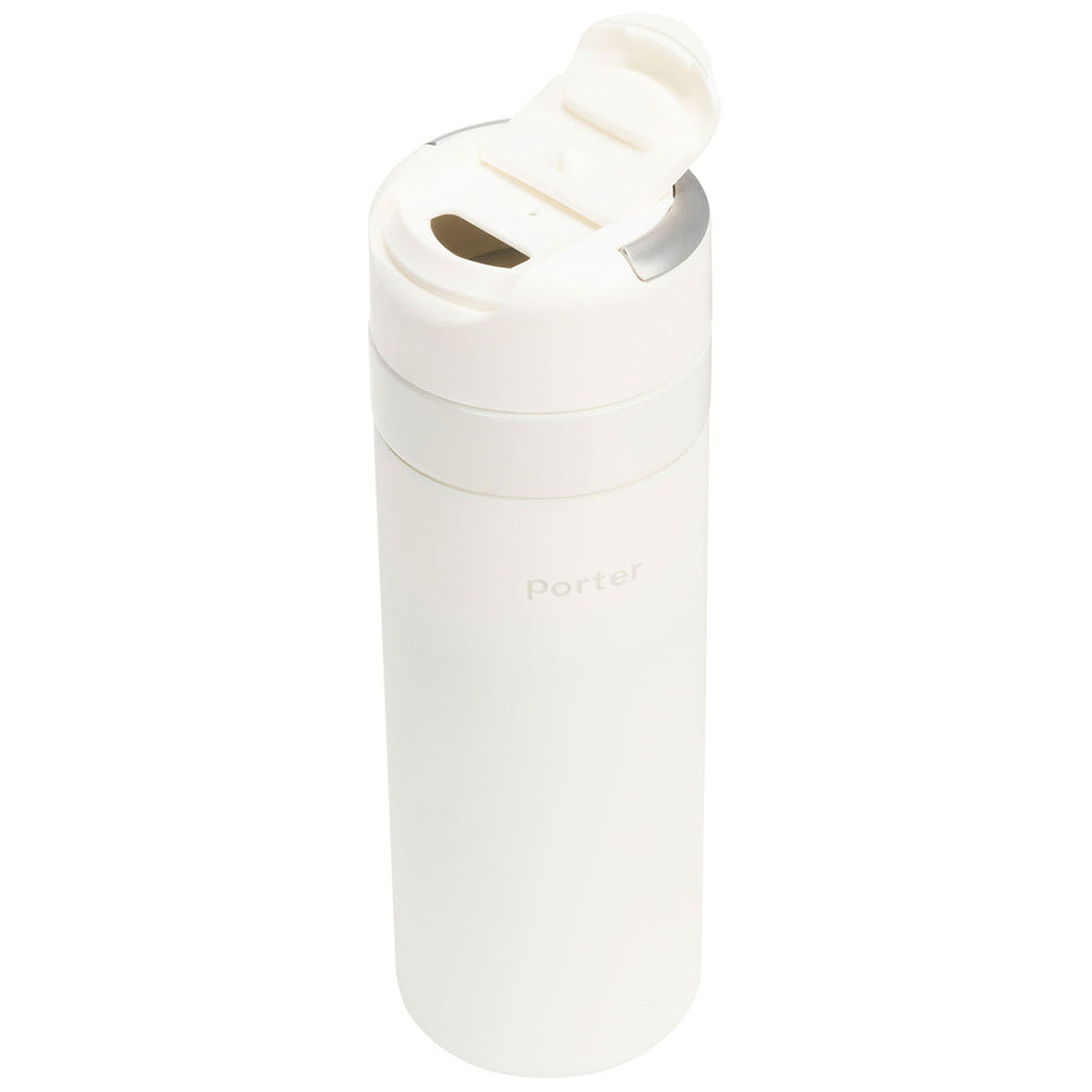 W&P Cream Drink Through Insulated Ceramic Bottle -20 oz