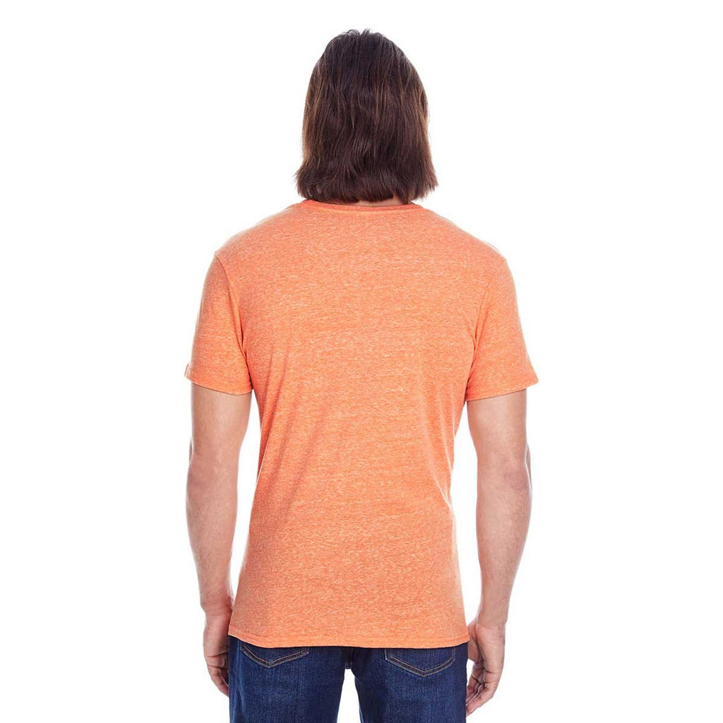 Threadfast Apparel Unisex Orange Triblend Short-Sleeve T-Shirt