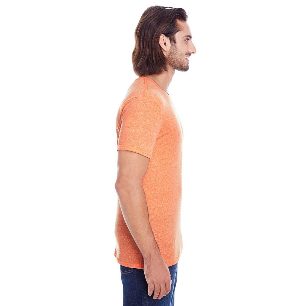 Threadfast Apparel Unisex Orange Triblend Short-Sleeve T-Shirt