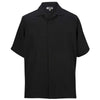 Edwards Men's Black Jacquard Batiste Camp Shirt