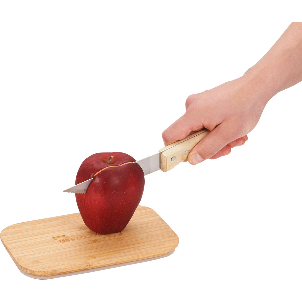 Leed's Black Bamboo Fiber Lunch Box with Cutting Board Lid