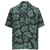 Edwards Men's Steel Grey Hibiscus 2-Color Camp Shirt