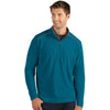 Antigua Men's Teal/Carbon Glacier Quarter Zip Up