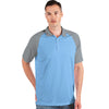 Antigua Men's Columbia Blue/Steel Nova Polo