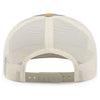 Pacific Headwear Heather Grey/Beige/Amber Gold Snapback Trucker Mesh Cap