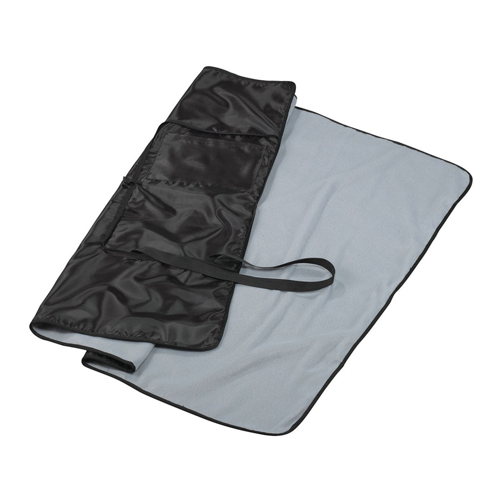 Leed's Grey/Black Game Day Stadium Blanket