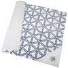 Leed's Navy Sculpture Print Ultra Plush Blanket