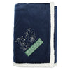 Field & Co. Navy 100% Recycled PET Sherpa Blanket