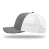 Richardson Heather Grey/White R-Flex Adjustable Trucker Cap