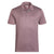 Landway Men's Heather Maroon Vertex Heathered Knit Polo