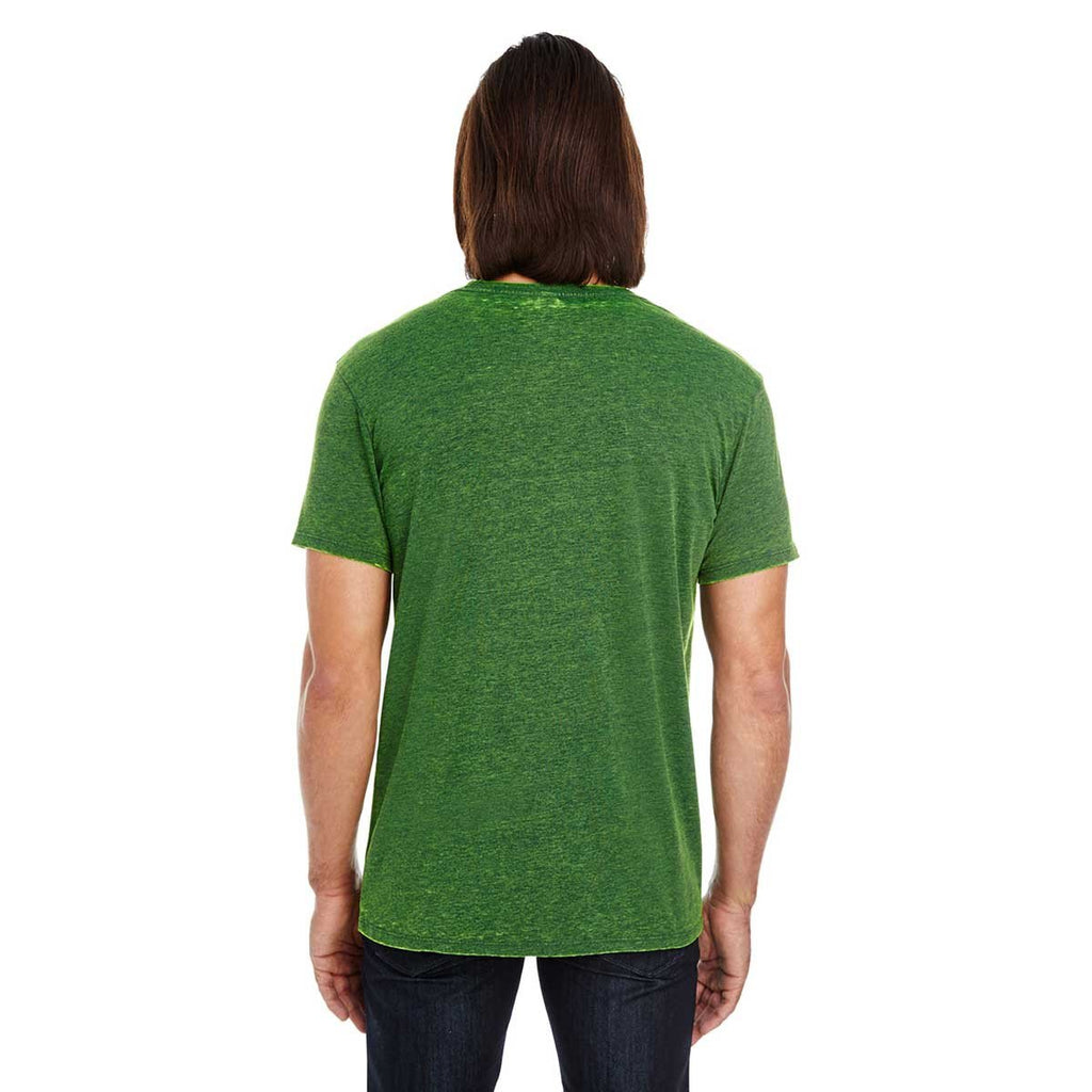 Threadfast Apparel Unisex Emerald Cross Dye Short-Sleeve T-Shirt