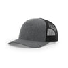 Richardson Black Heather/Black Mesh Back Low Pro Heather Trucker Hat