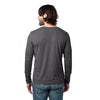 Alternative Apparel Unisex Dark Heather Grey Long Sleeve Go-To T-Shirt