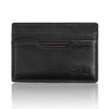 TUMI Black Delta Slim Card Case with TUMI ID Lock