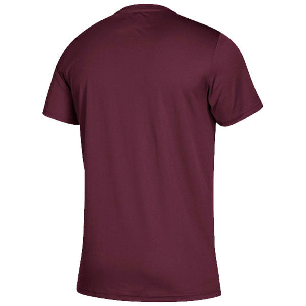 adidas Men's Maroon Clima Tech Tee