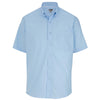 Edwards Men's Blue Lightweight Short Sleeve Poplin Shirt