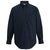 Edwards Men's Navy Comfort Stretch LS Poplin