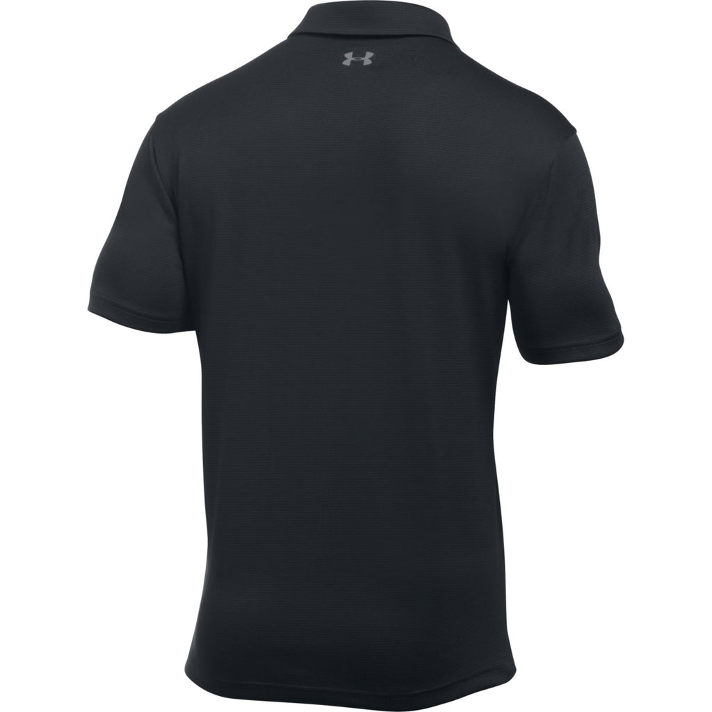 Under Armour Men's Black/Graphite Tech Polo