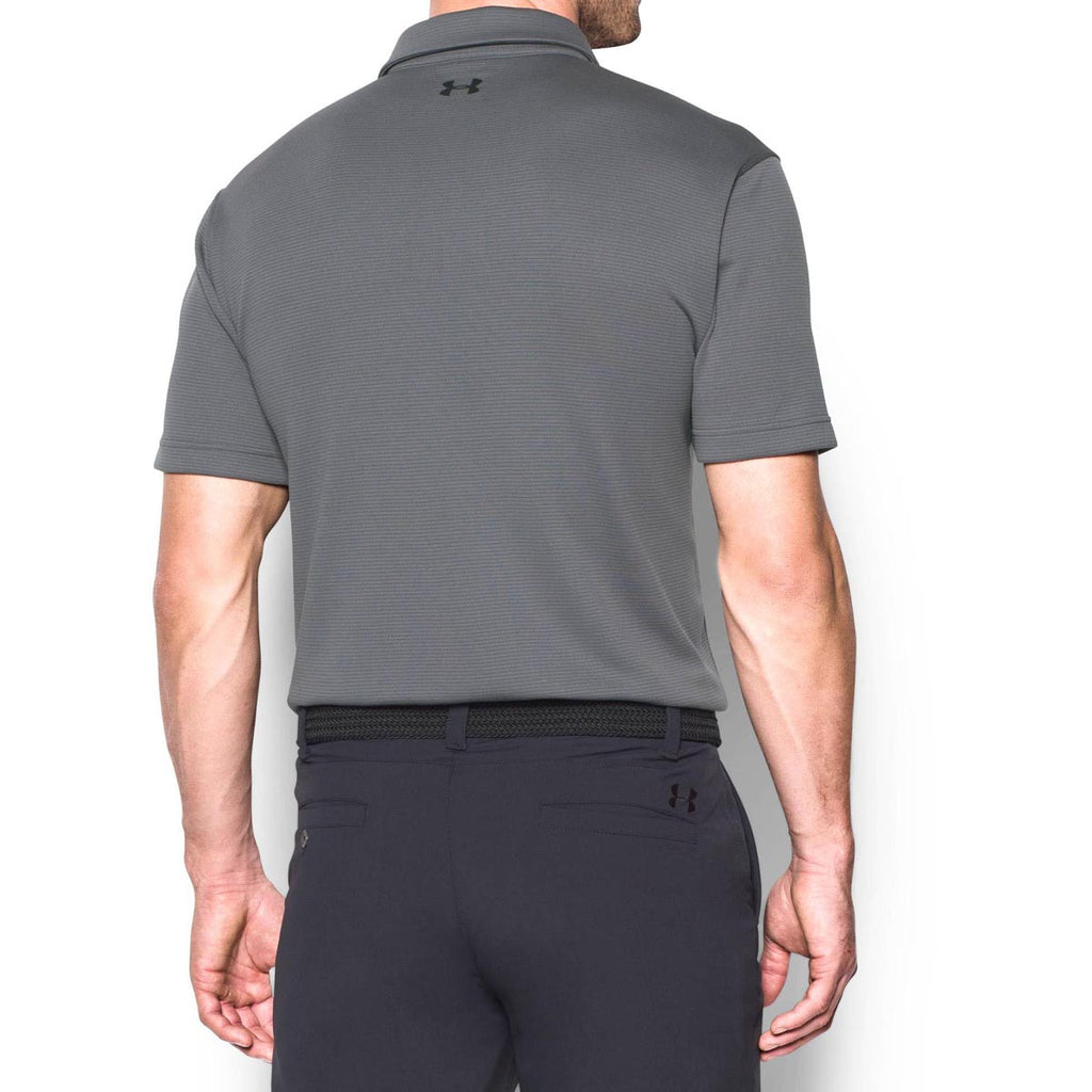 Under Armour Men's Graphite/Black Tech Polo